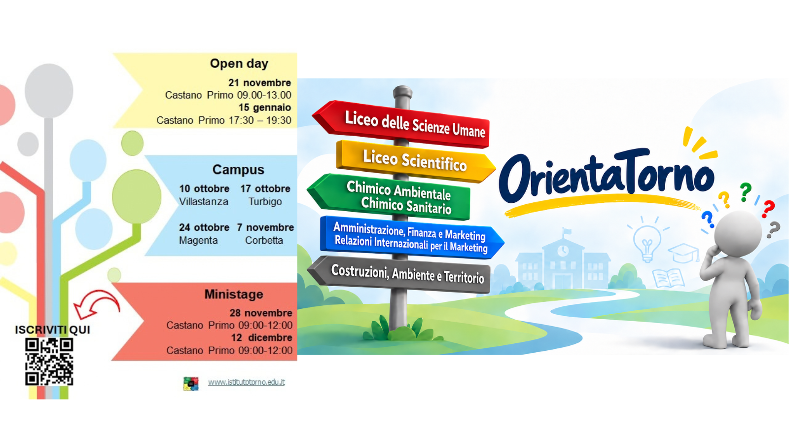 OrientaTorno: tutte le iniziative per le scuole di I grado
